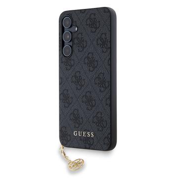 Samsung Galaxy A55 Guess 4G Charms Collection Hybridní Pouzdro - Šedá