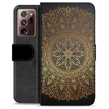 Prémiové peněženkové pouzdro Samsung Galaxie Note20 Ultra - Mandala