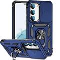 Samsung Galaxy S23 5G Rotary Ring Hybrid Case with Camera Shield