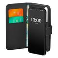 Samsung Galaxy S24 FE Puro Wallet Case with 2 Card Slots – Black