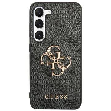 Samsung Galaxy S24 Guess 4G Big Metal Logo Hybrid Case