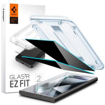 Samsung Galaxy S24 Ultra Spigen Glas.tR Ez Fit Privacy Screen Protector - 2 Pcs.