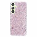 Samsung Galaxy S24+ Glitter Flakes TPU Case - Pink