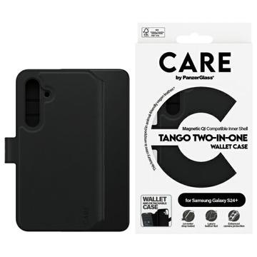 Samsung Galaxy S24+ PanzerGlass Care Tango 2-in-1 Wallet Case - MagSafe Compatible - Black