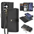 Samsung Galaxy S25+ Dux Ducis Lawa Wallet Leather Case w. Magnetic Cover - Black