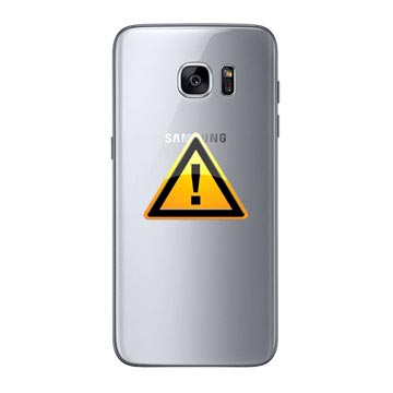 Samsung Galaxy S7 Edge Oprava krytu baterie - stříbro