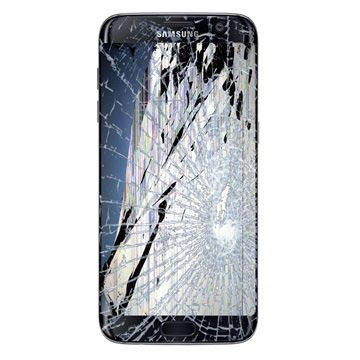 Samsung Galaxy S7 Edge LCD a oprava dotykové obrazovky (GH97-18533A) - Černá