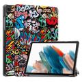 Pouzdro Smart Folio pro Samsung Galaxy Tab A9 řady Tri-Fold – Graffiti