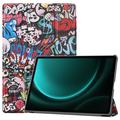 Pouzdro Smart Folio pro Samsung Galaxy Tab S9 FE+ řady Tri-Fold – Graffiti