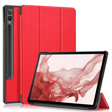 Samsung Galaxy Tab S9+ Pouzdro Smart Folio řady Tri-Fold – Červené