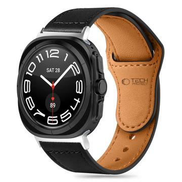 Samsung Galaxy Watch Ultra Tech-Protect Fit Leather Strap - 47mm - Black