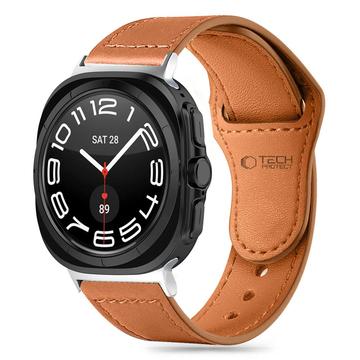 Samsung Galaxy Watch Ultra Tech-Protect Fit Leather Strap - 47mm - Black