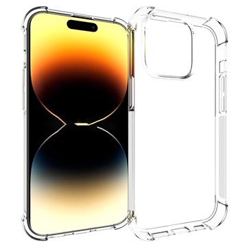 iPhone 15 Pro Nárazuvzdorné Pouzdro TPU - Průhledné