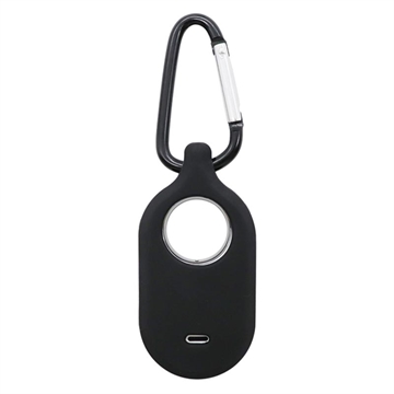 Samsung Galaxy SmartTag 2 Silicone pouzdro s Keychain - černá