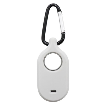 Samsung Galaxy SmartTag 2 Silicone pouzdro s Keychain - Šedá / Černá