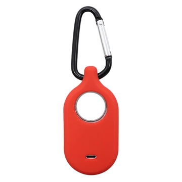 Samsung Galaxy SmartTag 2 Silicone pouzdro s Keychain - Červené