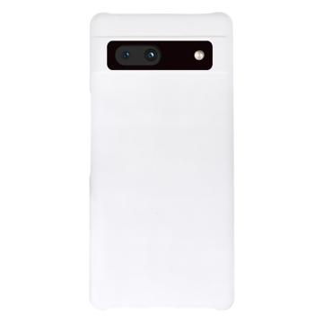 Google Pixel 7a Pogumované Plastové Pouzdro - Bílý