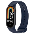 Měkký Silikonový Pásek Xiaomi Smart Band 8 - Tmavě modrá