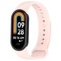 Měkký Silikonový Pásek Xiaomi Smart Band 8 - Růžový