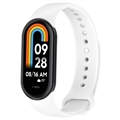 Měkký Silikonový Pásek Xiaomi Smart Band 8 - Bílý