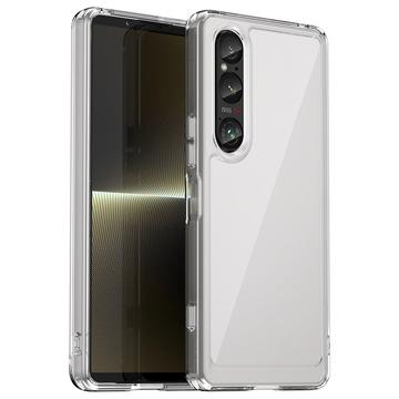 Sony Xperia 1 VI Odolné Proti Poškrábání Hybridní Pouzdro - Průhledný