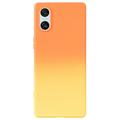 Sony Xperia 10 VI Ombre TPU Case - Orange / Yellow