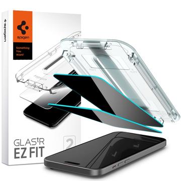 iPhone 15 Plus Spigen Glas.tR Ez Fit Privacy Screen Protector - 2 PC.