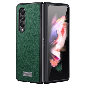 Samsung Galaxy Z Fold4 Sulada Luxury Series Hybridní Pouzdro - Zelená