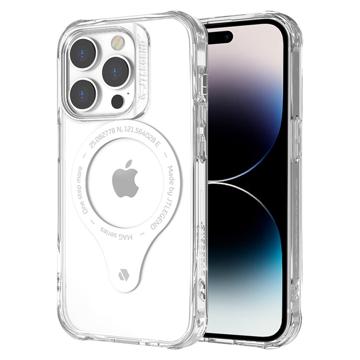 Hybridní pouzdro JTLegend DX Mag na iPhone 14 Pro - Průhledný