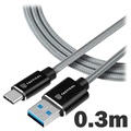 Taktický kabel nabíjení rychlého lana - USB -A/USB -C