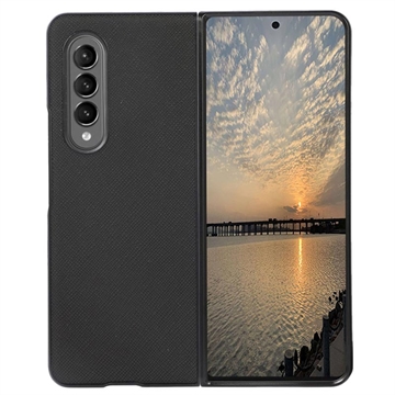 Samsung Galaxy Z Fold4 Texturovaný Hybrid Case - Černá