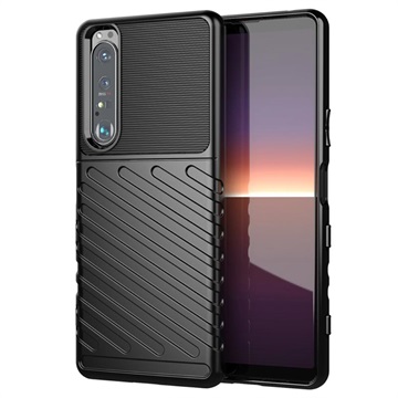 Thunder Series Sony Xperia 1 III TPU Case - Black