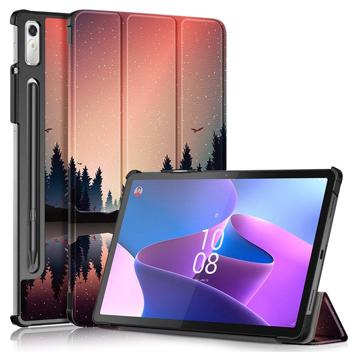 Tri-Fold Series Lenovo Tab P11 Pro Gen 2 Smart Folio Pouzdro - Příroda