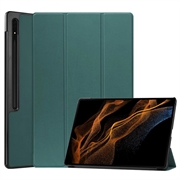 Pouzdro Smart Folio pro Samsung Galaxy Tab S9 Ultra řady Tri-Fold – Zelená