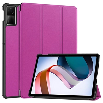 Pouzdro Smart Folio pro Xiaomi Redmi Pad SE řady Tri-Fold – Nachový