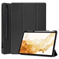 Tri -Fold Series Samsung Galaxy Tab S8+ Smart Folio Case - Black