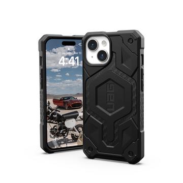 iPhone 15 UAG Monarch Pro MagSafe Hybridní Pouzdro - Uhlíkové vlákno