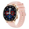 Unisex Sports Smartwatch MX40 - 1.39" - Pink / Gold