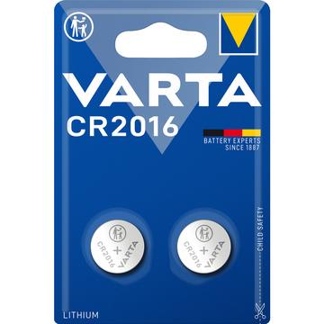 Varta CR2016 Coin Cell Battery 3V - 2 Pcs.