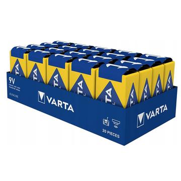 Varta Industrial Pro 6LR61/9V Battery - 20 Pcs.