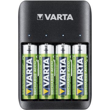 Varta Quattro Battery Charger w. 4x R6/AA Batteries