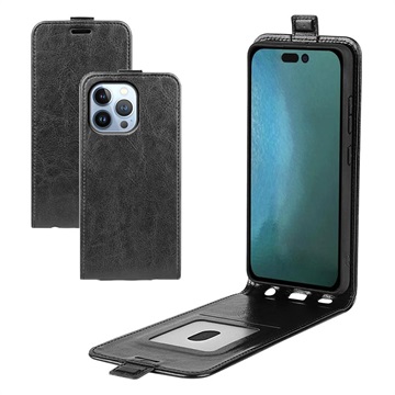 Honor X8 Vertical Flip Case with Card Slot - Black