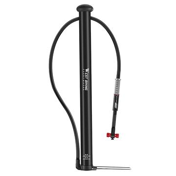 WEST BIKING YP0711164 Bicycle Tire Inflator High-Pressure Pump with Self-Rebounding