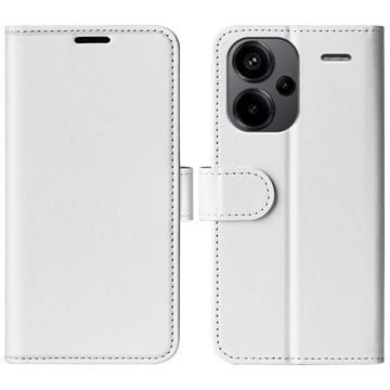 Xiaomi Redmi Note 13 Pro+ Peněženka s Magnetickým Zavíráním - Bílý