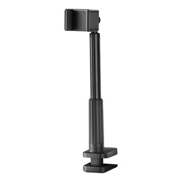 X6 Adjustable Phone Stand Bedside Desktop Cell Phone Clamp Holder for Selfie / Livestream / Video Recording - Black