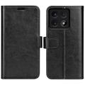 Xiaomi 14T Pro Wallet Case with Magnetic Closure - Black