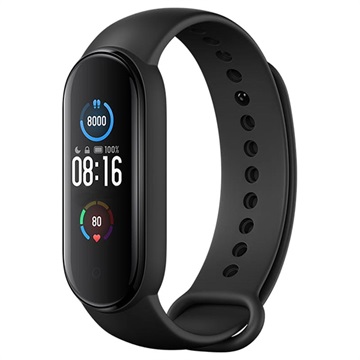 Xiaomi Mi Band 5 Water Resistant Activity Tracker (Bulk Satisfactory) - Black