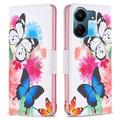 Xiaomi Poco C65/Redmi 13C Wonder Series Wallet Case - Butterflies