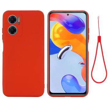 Xiaomi Redmi 10 5G/Note 11E Liquid Silicone Case - Red