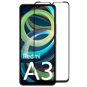 Ochranné tvrzené sklo na displej Xiaomi Redmi A3 – Černá hrana